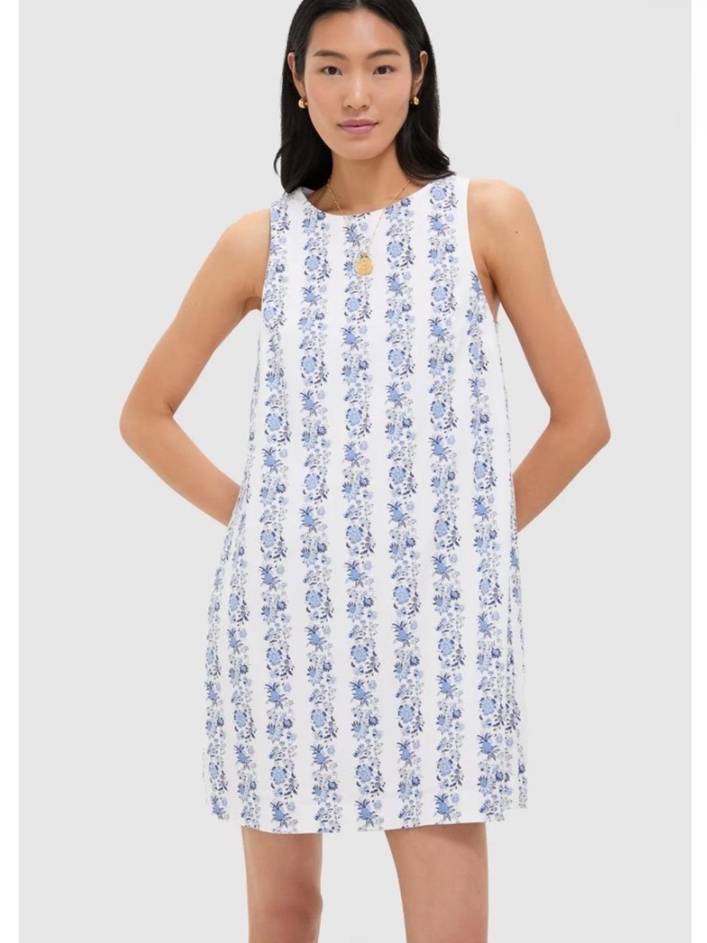 NWT Vineyard Vines Bella Floral Printed Poplin Shift Dress